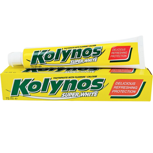 Tannkrem Whitening Colagte KOLYNOS Super White 75 ml