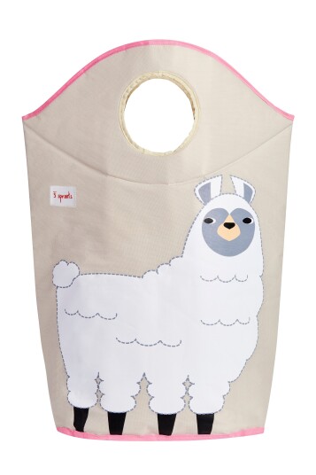 3 Sprouts Laundry Hamper White Llama 3 Sprouts Laundry Hamper White Llama