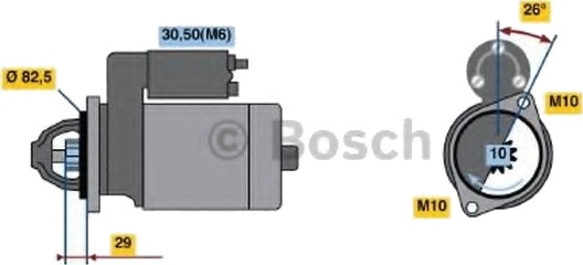 BOSCH 0 986 018 270 Starter