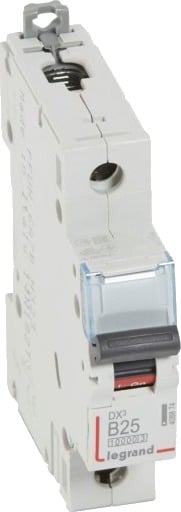 Legrand 10 stk DX³ MCB automatsikring B25 1P 1M 10/16kA