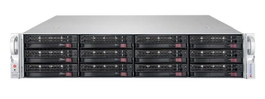 Supermicro Server Geh Super Micro 2U 2X1200W 12X3.5" Sc826Bac4 R1K23Wb Cse 826Bac4 R1K23Wb