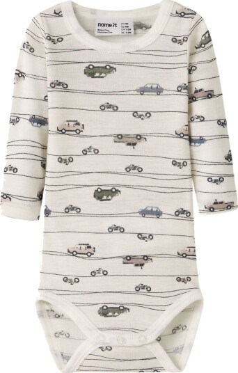 Name It Body I/e NBMWang Snow White/Highway Name It 1½ år (86) Langermet Body Hvit