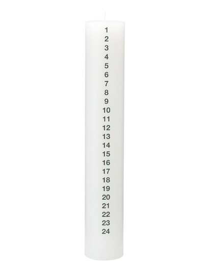 Kunstindustrien December Candle White Kunstindustrien December Candle White
