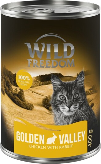 Wild Freedom Våtfôr Adult Golden Valley Kanin & Kylling 6 X 400 G