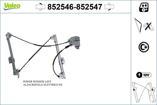 Vindusheis VALEO 852547