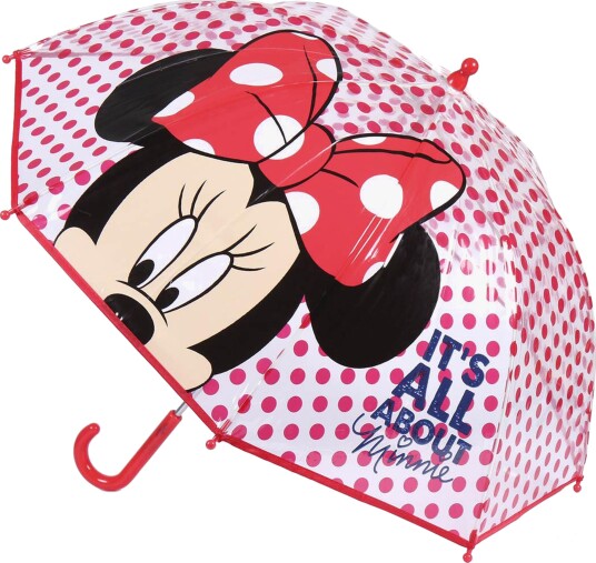 Disney Minni Mus Paraply, Rosa Disney Minni Mus Paraply, Rosa
