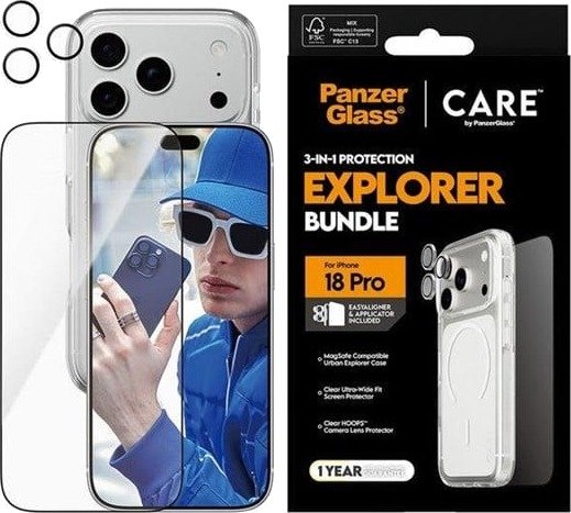 CARE by PanzerGlass Flagship 3-in-1 Bundle Apple iPhone 18 Pro