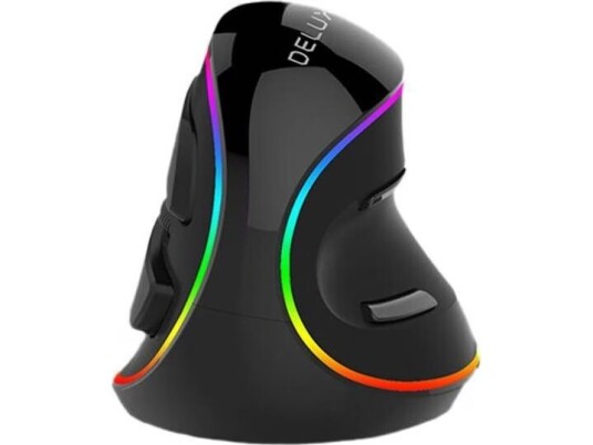 Delux M618Plus(RGB), Venste-hendt, Optisk, 4000 DPI, Sort Delux M618Plus(RGB), Venste-hendt, Optisk, 4000 DPI, Sort