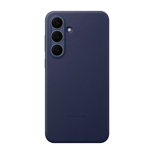 Samsung Kindsuit Deksel for Galaxy S25 FE Mørkeblå - Kunstig Lær