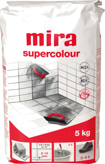 MIRA SUPERCOLOUR 121 MØRK GRÅ 5 KG
