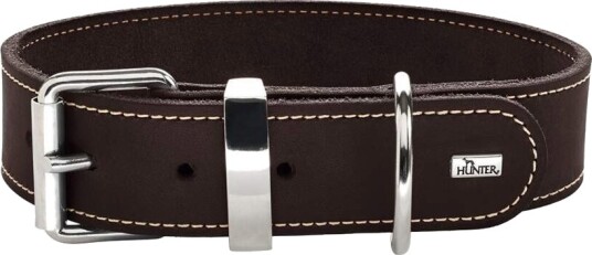 Hunter Aalborg Special Halsbånd Dark Brown 45 cm