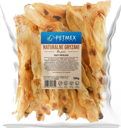 Petmex Kaninører Godbit Til Hund 500 G Petmex Kaninører Godbit Til Hund 500 G
