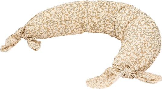 NOBODINOZ Maternity Pillow In Washed Double Muslin Wabi-Sabi Beige ONE SIZE NOBODINOZ Maternity Pillow In Washed Double Muslin Wabi-Sabi Beige ONE SIZE