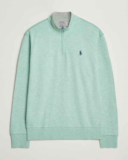Polo Ralph Lauren Tech Double Knit Half Zip Celadon Heather Polo Ralph Lauren Tech Double Knit Half Zip Celadon Heather