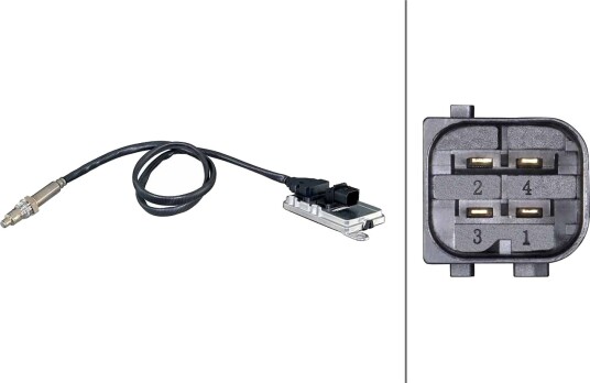 NOx-sensor, NOx-katalysator HELLA 6PN 358 186-421
