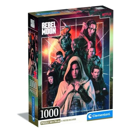 Clementoni Compact Puslespill 1000 Brikker Rebel Moon