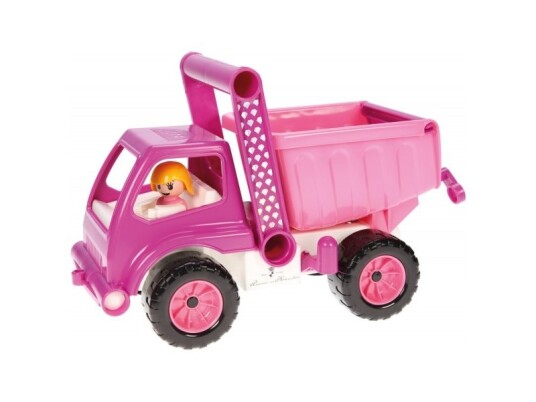Lena 04101 Truck 2 År Metall Plast Sort Rosa Hvit
