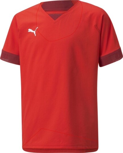 PUMA Spillerdrakt teamFINAL   rød/Hvit Barn størrelse 152 cm