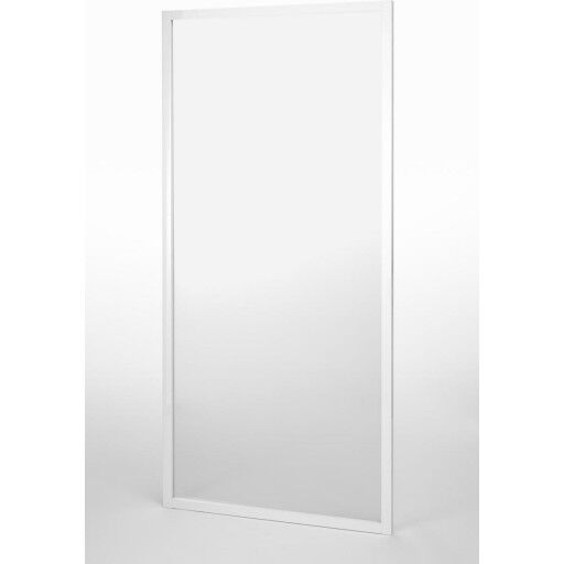 Contura Shower Next sidepanel for dusjkabinett, føringsglass, 90 cm white 88.7x190 cm