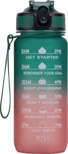 Motivation Bottle vannflaske PPNMotBtl600 BrPi/Dgremulti coloured
