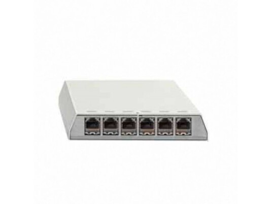 Rutenbeck Pp-Classea Iso-6 Ap Rw - Patch Panel - Classea Iso - Overflatemonterbar Egnet For Veggmontering Stasjonær Din-Skinnemonterbar - Rj-45 X 6 - Pure White Ral 9010 Rutenbeck Pp-Classea Iso-6 Ap Rw - Patch Panel - Classea Iso - Overflatemonterbar Egnet For Veggmontering Stasjonær Din-Skinnemonterbar - Rj-45 X 6 - Pure White Ral 9010