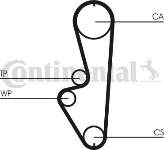 Registerrem CONTITECH CT765 Registerrem CONTITECH CT765