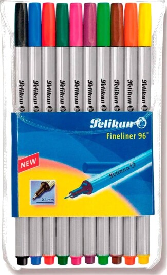 Pelikan 96 Fineliner Svart 0,4mm 3 pk Pelikan 96 Fineliner Svart 0,4mm 3 pk