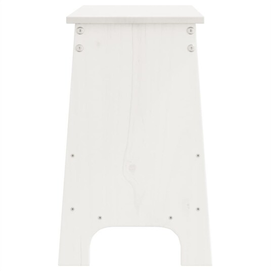 Gangbenk hvit 100x28x45 cm heltre furu 8721012196681 Gangbenk hvit 100x28x45 cm heltre furu 8721012196681