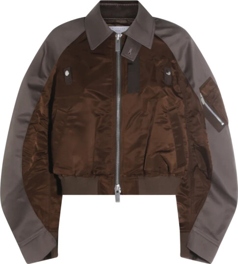Sacai Dame Jakker Brun S,