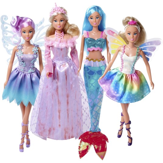 Steffi Love Fantasy Collection Dukke 4-pakning Fra 3 år