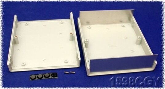 Hammond Electronics 1598Cgy Instrumentkapsling 180 X 155 X 52 Abs Grå 1 Stk