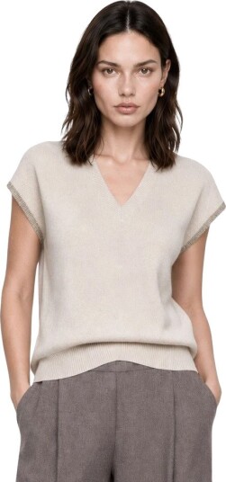 Kocca Dame Strikkevarer Beige L,