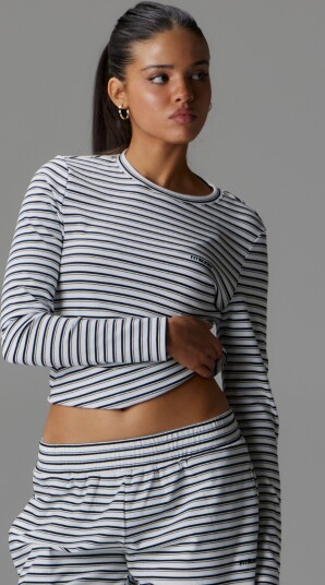 Fitberry Palmer Soft Stripe Top Flerfarget XXS Fitberry Palmer Soft Stripe Top Flerfarget XXS