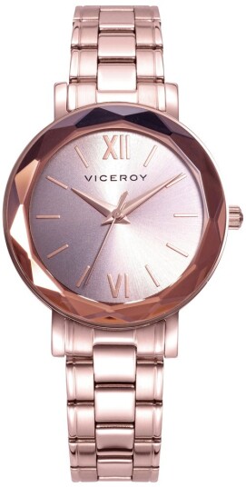 Viceroy Dameklokke 401156 73 Classic Rose gulltonet stål Ø32 mm