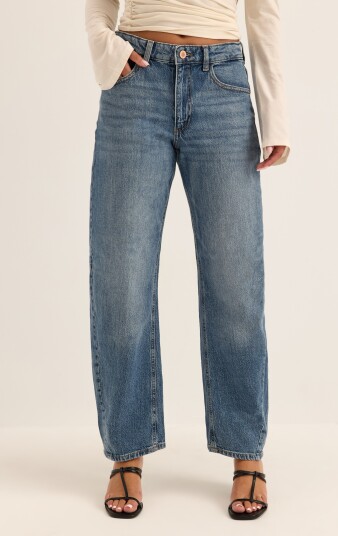 Vila Vibrady Rw Barrel Denim Jeans