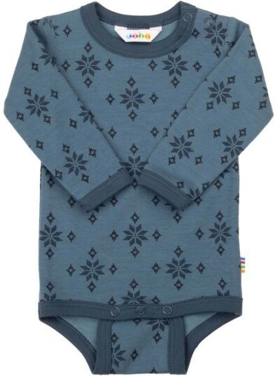 Joha Ice Crystal body i ull/bomull Blue