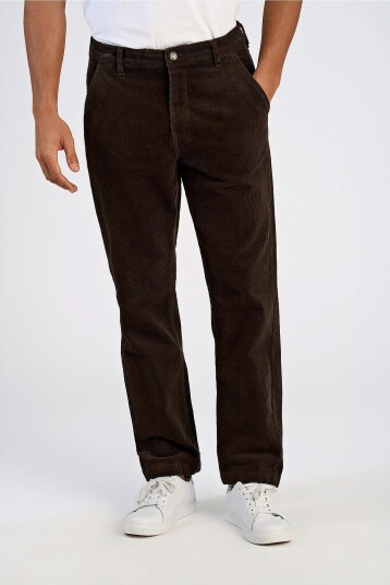 Lindbergh Manchester bukser Superflex Corduroy Chino Pants Brun