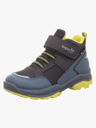 Superfit Jupiter Mid GTX Sneakers, Blue/Yellow, 27