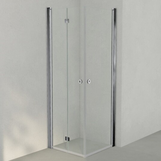 INR Iconic Nordic Rooms Dusjhjørne Linc 66 Flex Original Krom / 70x70cm Venstre Hengslet