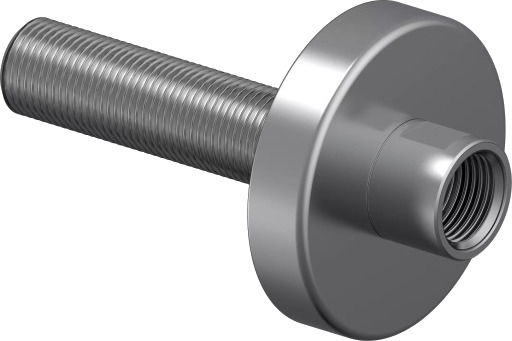 Uponor Smart Aqua Plus rettnippel med rosett, 1/2" x 1/2" Krom Uponor Smart Aqua Plus rettnippel med rosett, 1/2" x 1/2" Krom