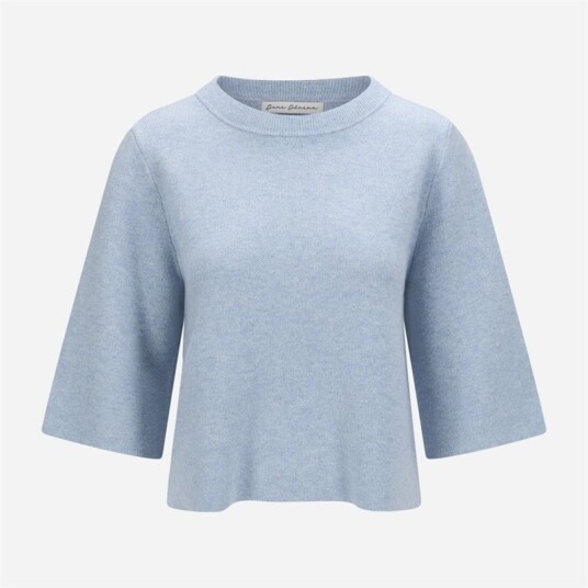Jackie Tee Cashmere Blend Light Blue Mel Jackie Tee Cashmere Blend Light Blue Mel