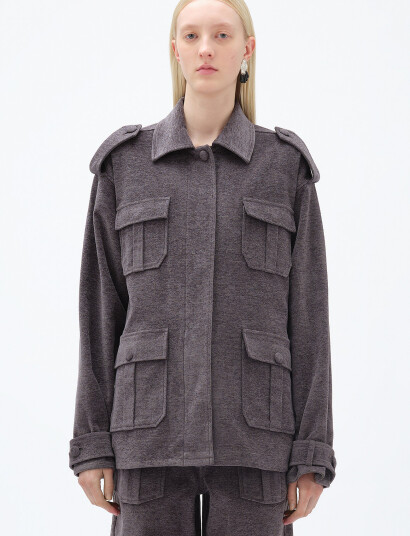 REMAIN Birger Christensen Work Wear Jacket - Grey - 34 REMAIN Birger Christensen Work Wear Jacket - Grey - 34
