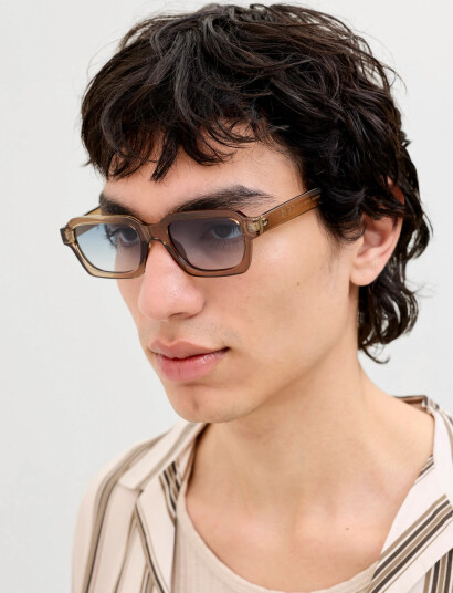 Jack & Jones Jacavey Sunglasses Beige ONE SIZE
