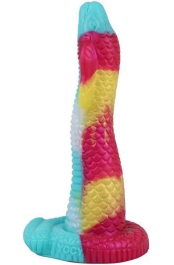 Pink Alien Python Passion Dildo 28,5 cm