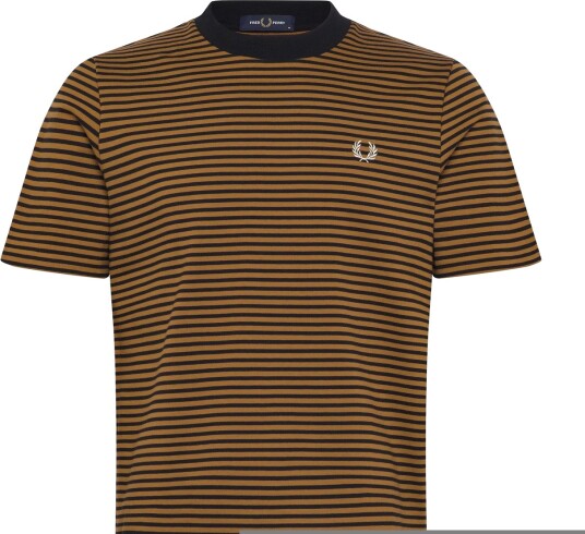 Fred Perry Fine Stripe Heavy Weight Tee Multi/patterned XXL Fred Perry Fine Stripe Heavy Weight Tee Multi/patterned XXL