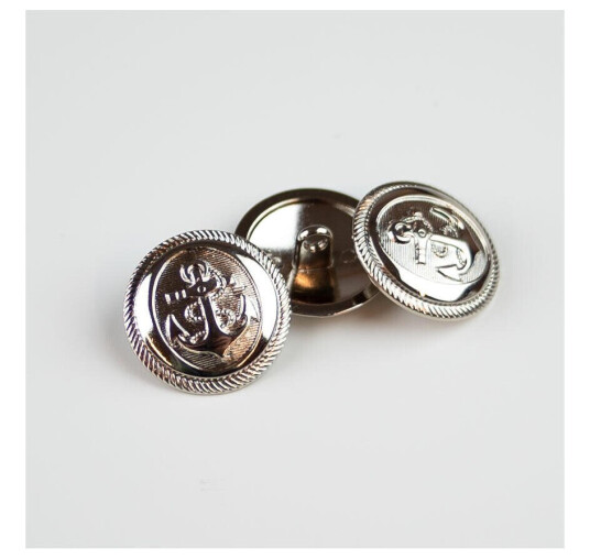Metallknapp, Anker 23mm