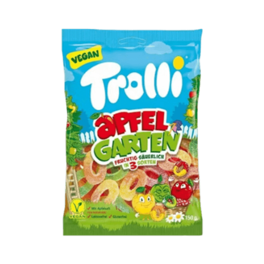 Trolli go veggie super sour apple garden 150g Trolli go veggie super sour apple garden 150g
