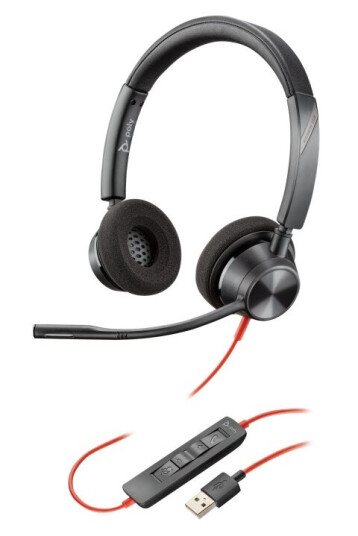 Poly Blackwire 3320 - 3300 Series - Hodesett - On-Ear - Kablet - Usb-A