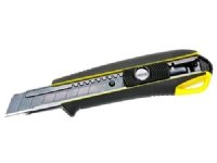 Forsterket gummikniv med brekkbare 18 mm sorte Tajima-blader