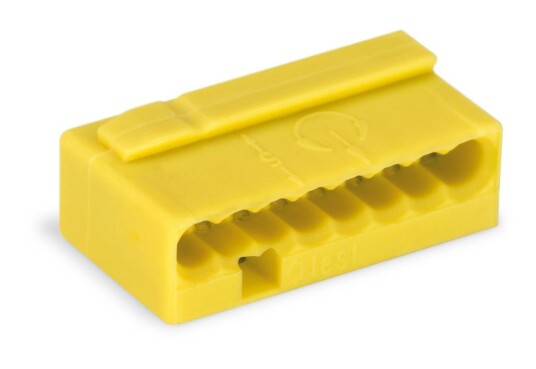 Wago Serie 243 8-Leder Micro-Klemme Gul 50stk Wago Serie 243 8-Leder Micro-Klemme Gul 50stk
